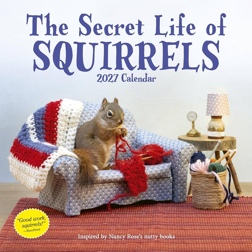 Secret Life Of Squirrels 2027 Wall Calendar cover